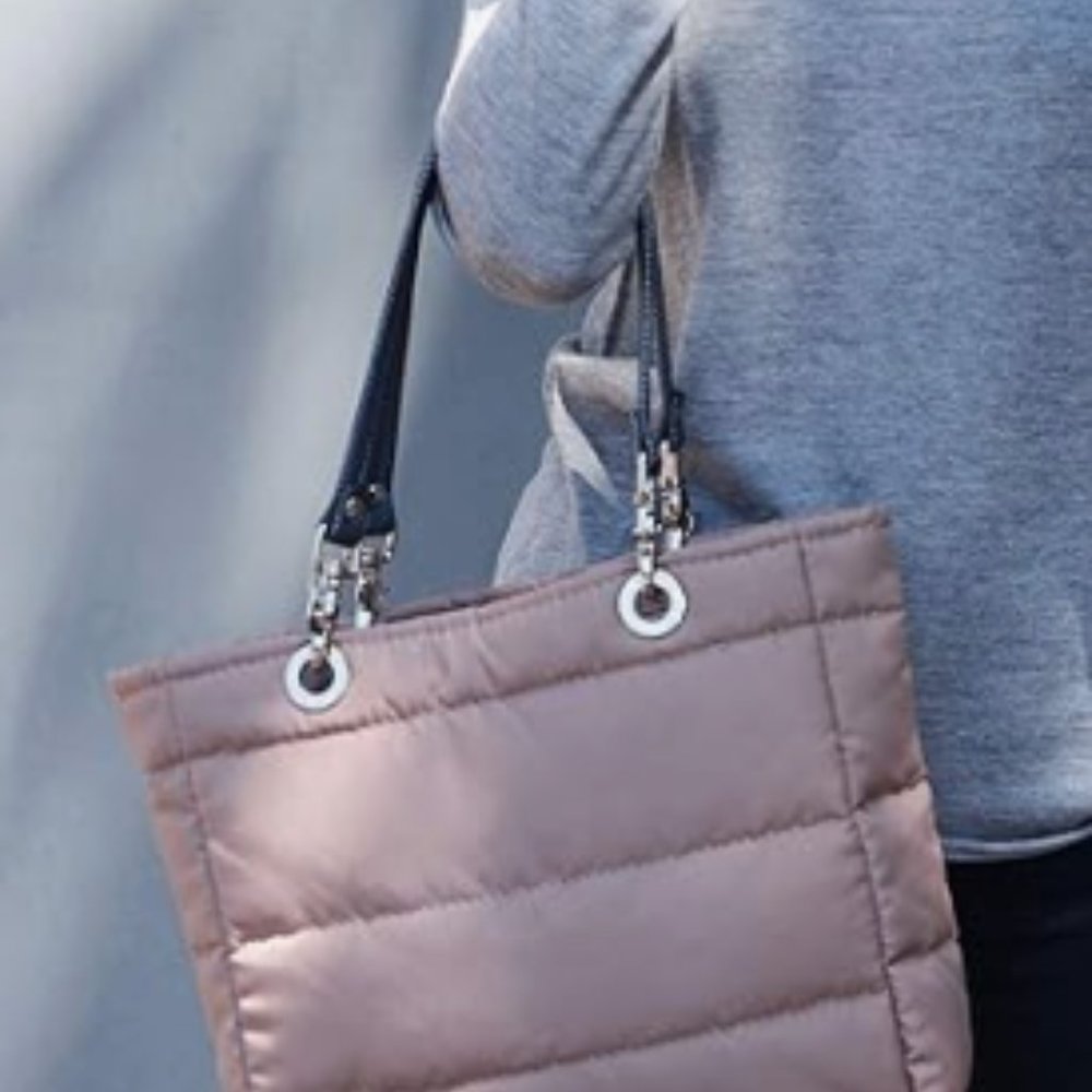 Sundar Polyester Sand Color Women's Purse with Interchangeable Purse Handles